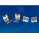 Комплект заглушек и скоб Uniel UFE-N05 SILVER A POLYBAG UL-00000625