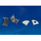 Комплект заглушек и скоб Uniel UFE-N06 SILVER A POLYBAG UL-00000626