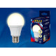 Лампа светодиодная (UL-00001524) Uniel E27 10W 3000K матовая LED-A60 10W/WW/E27/FR PLP01WH