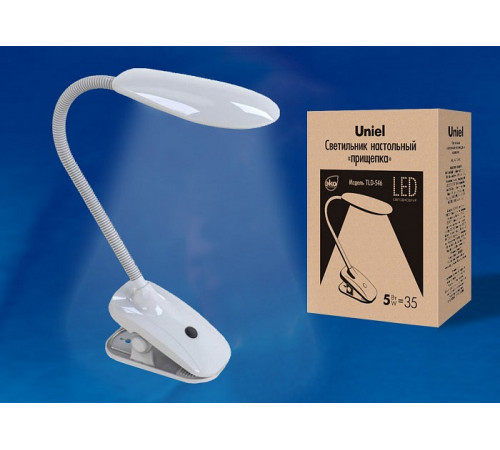 Настольная лампа (UL-00002234) Uniel TLD-546 White/LED/350Lm/4500K Настольная лампа (UL-00002234) Uniel TLD-546 White/LED/350Lm/4500K