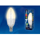 Лампа светодиодная (UL-00002413) Uniel E14 7W 3000K матовая LED-C37 7W/WW/E14/FR PLP01WH