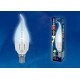 Лампа светодиодная (UL-00002415) Uniel E14 7W 4000K матовая LED-CW37 7W/NW/E14/FR PLP01WH