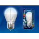 Лампа светодиодная (UL-00002418) Uniel E27 7W 4000K матовая LED-G45 7W/NW/E27/FR PLP01WH