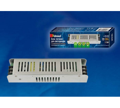 Блок питания Uniel UET-VAS-120A20 12V IP20 UL-00002430 Блок питания Uniel UET-VAS-120A20 12V IP20 UL-00002430