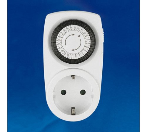 Таймер механический (UL-00003765) Uniel UST-M10 White Таймер механический (UL-00003765) Uniel UST-M10 White