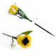 Светильник на солнечных батареях (UL-00004277) Uniel Promo USL-C-452/PT305 Yellow Tulip