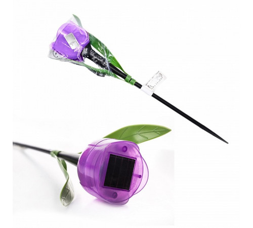 Светильник на солнечных батареях (UL-00004278) Uniel Promo USL-C-453/PT305 Purple Tulip