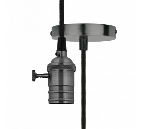 Подвесной светильник (UL-00004501) Uniel DLC-V-S24K/E27 TS/1M/BL Pearl Black Подвесной светильник (UL-00004501) Uniel DLC-V-S24K/E27 TS/1M/BL Pearl Black