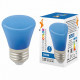 Лампа светодиодная Volpe Decor color LED-D45-1W/BLUE/E27/FR/С BELL UL-00005639