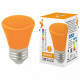 Лампа светодиодная Volpe Decor color LED-D45-1W/ORANGE/E27/FR/С BELL UL-00005642