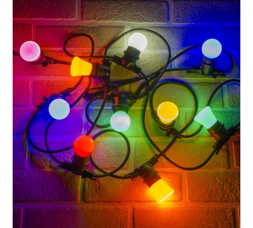 Гирлянда (UL-00006479) Uniel Belt-Light 220V UDL-K120 200/E27/100M IP65 Black