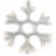 Подвесной светодиодный светильник «Снежинка» Uniel (UL-00007251) ULD-H1819-012/STA/3AAA Warm White IP20 Snowflake