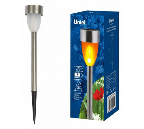 Светильник на солнечных батареях Uniel Special USL-S-187/MM360 Metal Torch UL-00007926 Светильник на солнечных батареях Uniel Special USL-S-187/MM360 Metal Torch UL-00007926