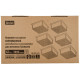 Встраиваемый светильник (комплект из 6 шт) Uniel ULP-1010 42W/4000К IP40 GRILYATO BLACK KIT06 UL-00008958