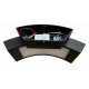 Уличный настенный светильник Uniel ULU-S72A-14W/4000K IP65 BLACK UL-00009355
