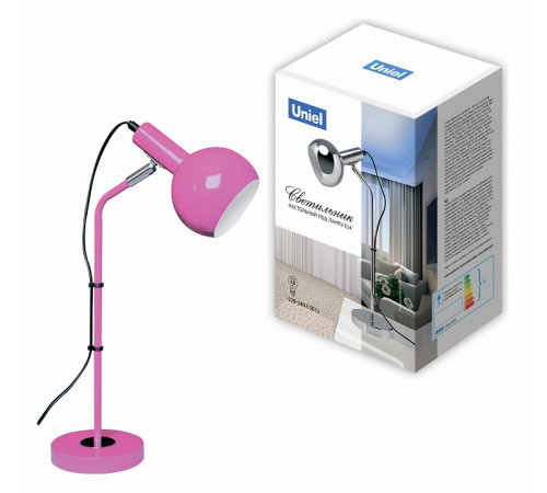 Настольная лампа Uniel UML-B702 E14 PINK UL-00010160