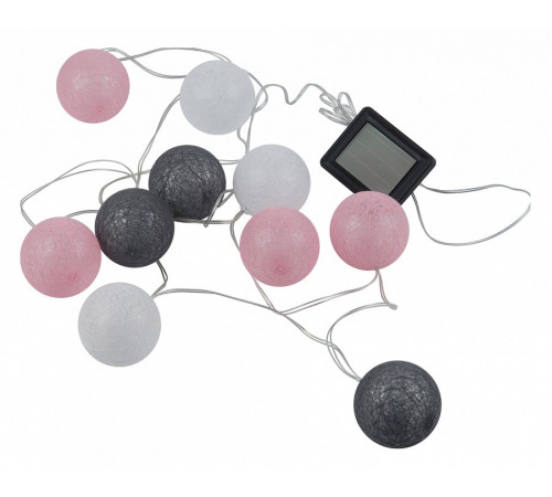 Садовая гирлянда на солнечной батарее Uniel USL-S-230/PM1800 COTTON BALLS-1 UL-00011593 Садовая гирлянда на солнечной батарее Uniel USL-S-230/PM1800 COTTON BALLS-1 UL-00011593