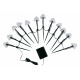 Садовый светильник на солнечной батарее Uniel USL-S-830/PM020 MULTICOLOR MUSHROOMS SET12 UL-00011676