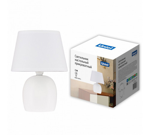 Настольная лампа Uniel UML-B304 E14 WHITE UL-00012431