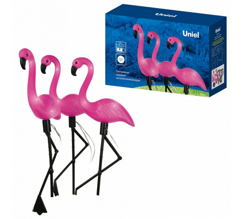 Садовый светильник на солнечной батарее (3 шт.) Uniel USL-S-833/PM530 FLAMINGO SET3 UL-00012698 Садовый светильник на солнечной батарее (3 шт.) Uniel USL-S-833/PM530 FLAMINGO SET3 UL-00012698
