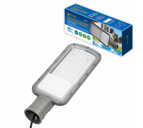Уличный консольный светильник Volpe ULV-Q611 50W/6500K IP65 GREY UL-00012813 Уличный консольный светильник Volpe ULV-Q611 50W/6500K IP65 GREY UL-00012813