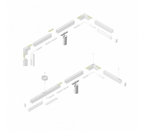 Трековый магнитный светильник Vitaluce VT0200048-01