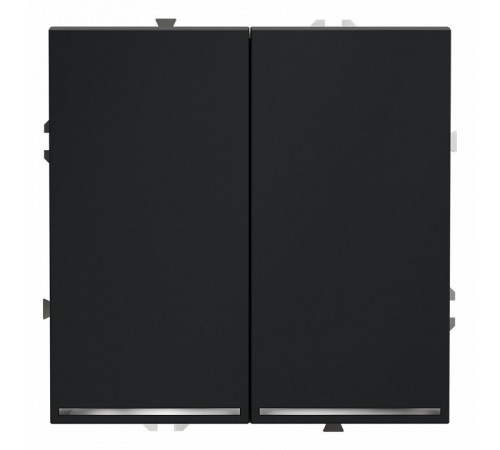 Проходной переключатель двухклавишный с подсветкой Voltum S70 VLS020407 Проходной переключатель двухклавишный с подсветкой Voltum S70 VLS020407