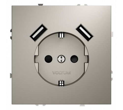 Розетка с USB, А+А Voltum S70 VLS040403 Розетка с USB, А+А Voltum S70 VLS040403