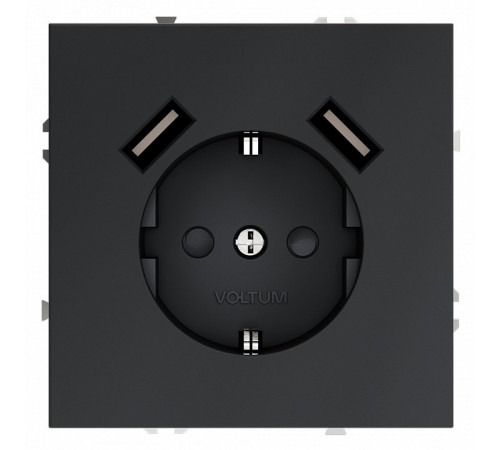 Розетка с USB, А+А Voltum S70 VLS040407 Розетка с USB, А+А Voltum S70 VLS040407