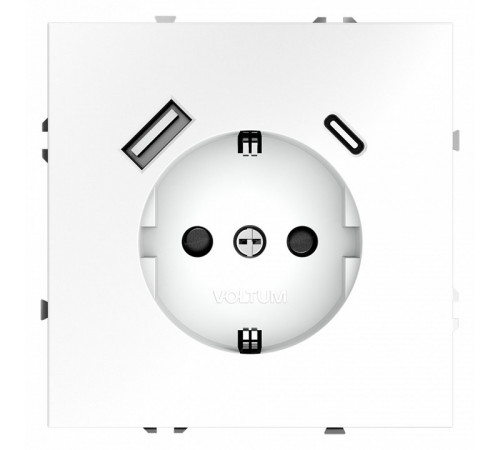 Розетка с USB, A+C Voltum S70 VLS040502 Розетка с USB, A+C Voltum S70 VLS040502