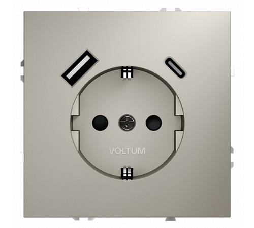 Розетка с USB, A+C Voltum S70 VLS040503 Розетка с USB, A+C Voltum S70 VLS040503