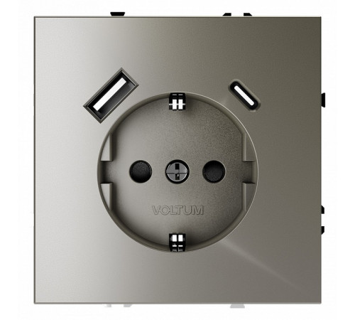 Розетка с USB, A+C Voltum S70 VLS040504 Розетка с USB, A+C Voltum S70 VLS040504