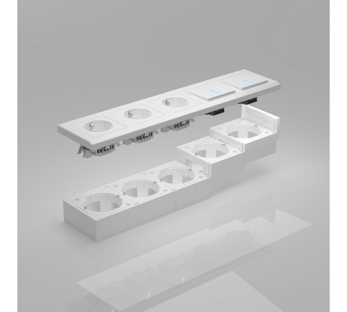 Коробка для накладного монтажа Werkel 4690389170829 W8000001 Коробка для накладного монтажа Werkel 4690389170829 W8000001