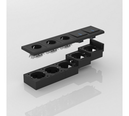 Коробка для накладного монтажа Werkel 4690389170850 W8000008 Коробка для накладного монтажа Werkel 4690389170850 W8000008