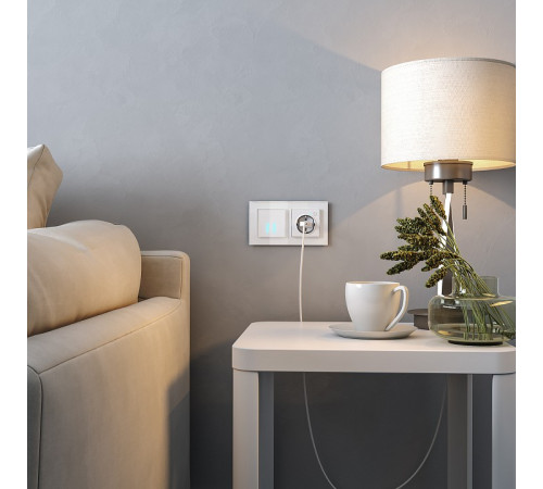 Розетка Wi-Fi Werkel белый W1171601 4690389176067 Розетка Wi-Fi Werkel белый W1171601 4690389176067