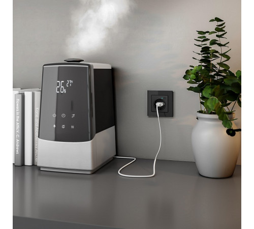 Розетка Wi-Fi Werkel черный матовый W1171608 4690389176098 Розетка Wi-Fi Werkel черный матовый W1171608 4690389176098