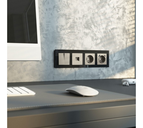 Розетка с/з шторками и USB тип A+C Werkel W1271704 4690389211997 a069465