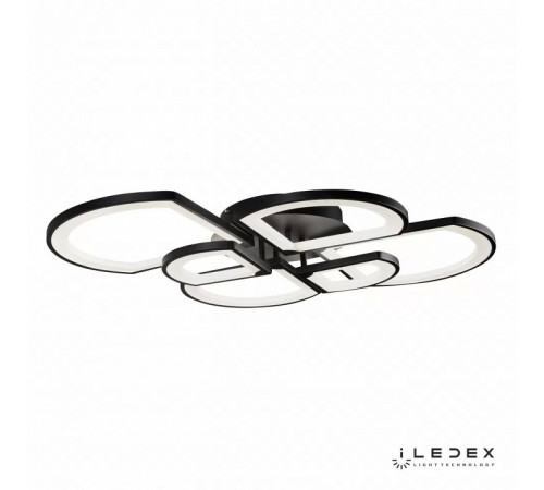 Потолочная светодиодная люстра iLedex River 6882/6 BK Потолочная светодиодная люстра iLedex River 6882/6 BK