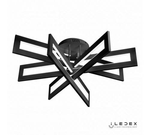 Потолочный светодиодный светильник iLedex Stalker 9082-R800-X 128W BK