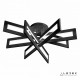 Потолочный светодиодный светильник iLedex Stalker 9082-R800-X 128W BK