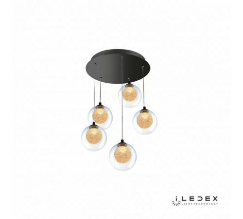 Подвесная светодиодная люстра iLedex Oblivion C4457-5R CR Подвесная светодиодная люстра iLedex Oblivion C4457-5R CR