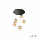 Подвесная светодиодная люстра iLedex Oblivion C4457-5R CR