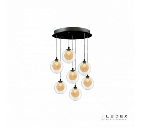 Подвесная светодиодная люстра iLedex Oblivion C4457-7R CR