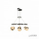 Подвесная светодиодная люстра iLedex CRystal Ball C4474-6 CR