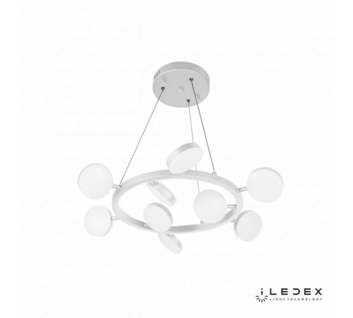 Подвесная светодиодная люстра iLedex Totes FS-016-D9 63W WH
