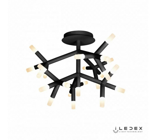 Потолочная светодиодная люстра iLedex Savage FS-017-X25 BK Потолочная светодиодная люстра iLedex Savage FS-017-X25 BK