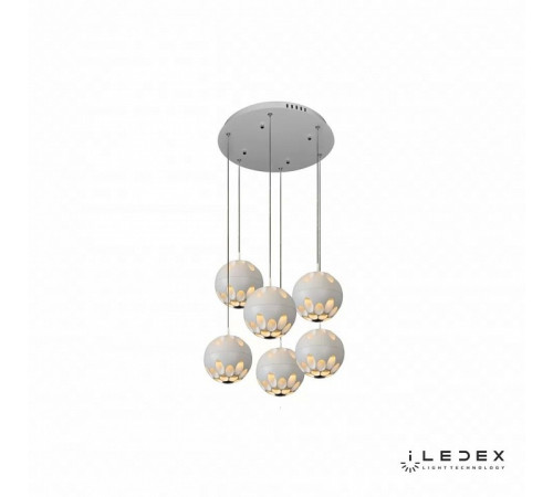 Подвесная светодиодная люстра iLedex Mob P1009-6 WH