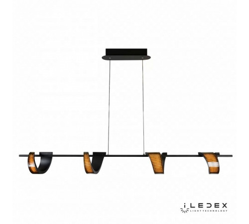 Подвесная светодиодная люстра iLedex Fomo X154448 BK