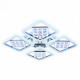 Потолочная светодиодная люстра Ambrella Light Acrylica Ice FA288