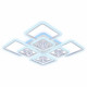 Потолочная светодиодная люстра Ambrella Light Acrylica Ice FA289